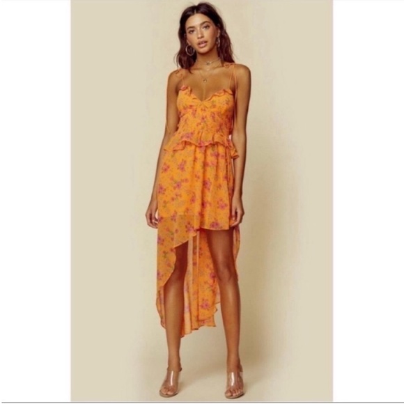 For Love & Lemons Peony High Low Dress - Picture 3 of 6